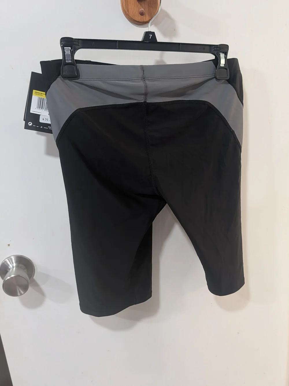 Nike Black and Gray Swim Jammers